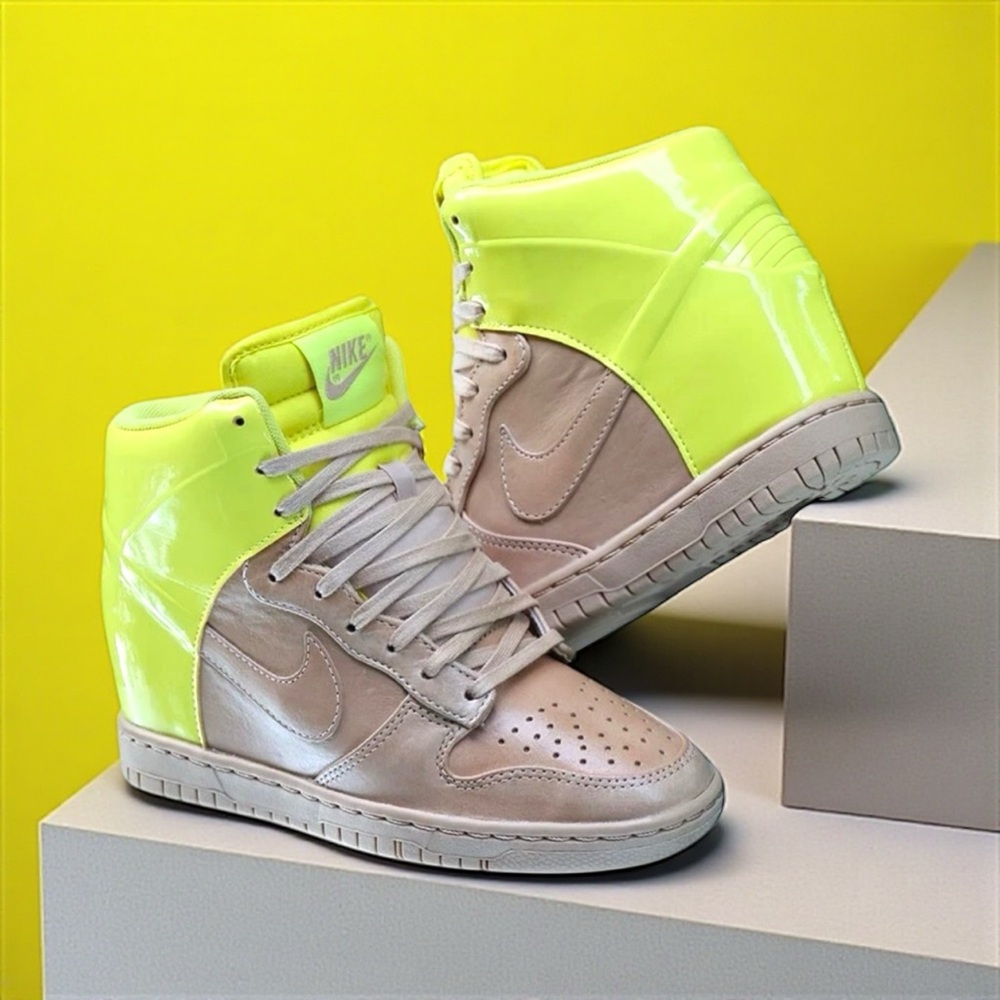 Nike Dunk Sky High VT QS Vachetta Tan Sonic Yellow Women